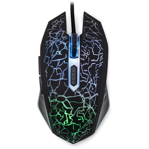 Мышь проводная Oklick 896G, игровая, оптическая, USB, 12800dpi, черный [1431690]