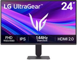 Изображение товара 23.8" Монитор LG UltraGear 24G411A-B,  1920x1080,  IPS,  144Гц,  1хHDMI,  1хDP,  черный [24g411a-b.aruz]