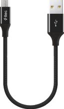 Изображение товара Кабель micro USB – USB 2DK25S, 0.3 м, оплетка, черный, TTEC