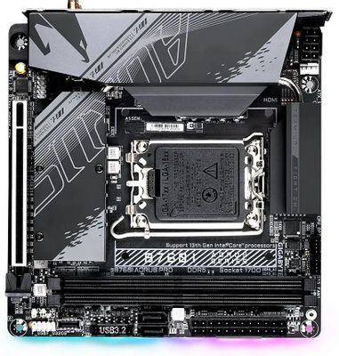 Обзор товара материнская плата Gigabyte B760I AORUS PRO, LGA 1700 ...