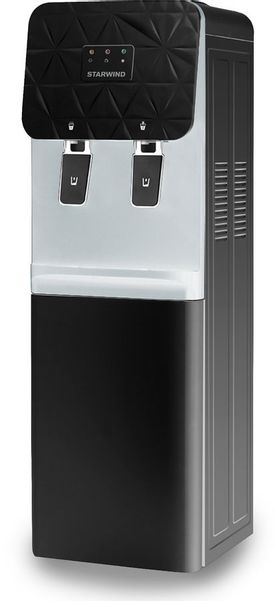 Кулер StarWind SW-1003EB, напольный, электронный, push - кран, черный