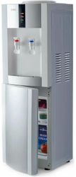 Кулер AEL LD-AEL-47c, напольный, электронный, push - кран, белый/серебристый