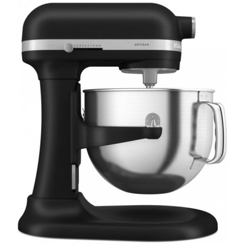 Миксер планетарный KitchenAid Artisan 5KSM70SHXEBM, 375Вт, черный/серебристый
