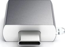 Изображение товара Адаптер Satechi USB Type-C (m) - USB (f) серый st-tcuam
