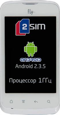 Характеристики Смартфон Fly Jazz IQ238, белый (803410) смотреть в СИТИЛИНК