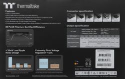 Изображение товара Блок питания Thermaltake Toughpower TF3 Gen.5,  1650Вт,  80 PLUS TITANIUM,  140мм, черный, retail [ps-tpd-1650fnfate-1]