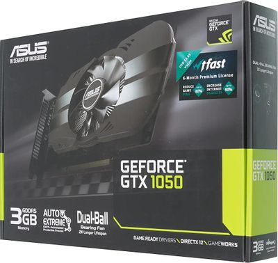 ASUS NVIDIA GeForce GTX 1050 PH GTX1050