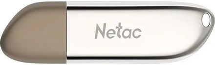 Флешка USB NETAC U352 8ГБ, USB2.0, серебристый [nt03u352n-008g-20pn]