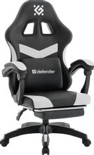 Изображение товара Кресло геймерское Defender Runa pro из экокожи с поясничной поддержкой Изображение товара Кресло геймерское Defender Runa pro из экокожи с поясничной поддержкой