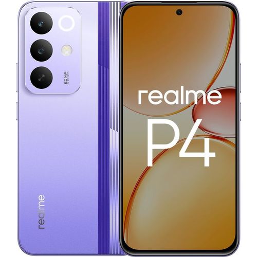 6.8" Смартфон REALME P4 8/256Gb, RMX5555, NFC, AMOLED, 120Гц, 7000мAч, фиолетовый