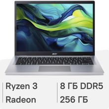Изображение товара Ноутбук Acer Aspire Go AG14-21P-R4XC 14 IPS 8ГБ 256ГБ SSD без ОС серебристый