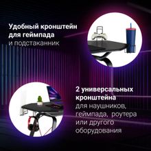 Стол игровой Oklick 531G, МДФ, карбон