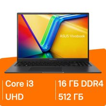 Изображение товара Ноутбук ASUS VivoBook 16X K3604VA-MB268 16 IPS 512ГБ SSD без ОС черный