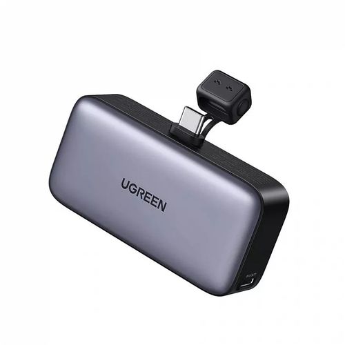 Внешний аккумулятор (Power Bank) UGREEN PB503, 5000мAч, серый [35338]