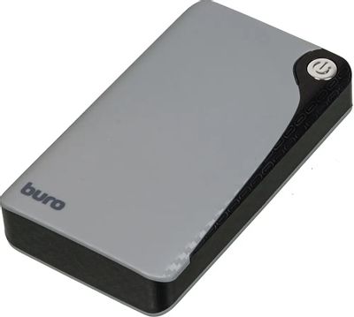 Внешний аккумулятор (Power Bank) Buro RA-11000,  11000мAч,  серый