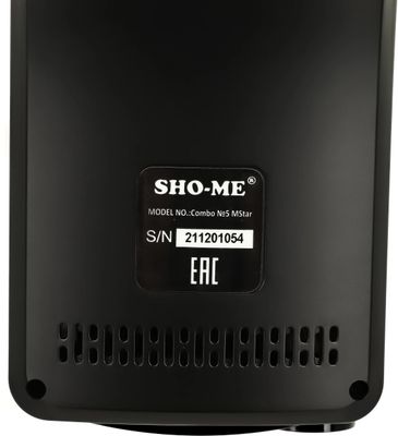 Видеорегистратор с радар-детектором Sho-Me Combo 5 Mstar, GPS, ГЛОНАСС ...