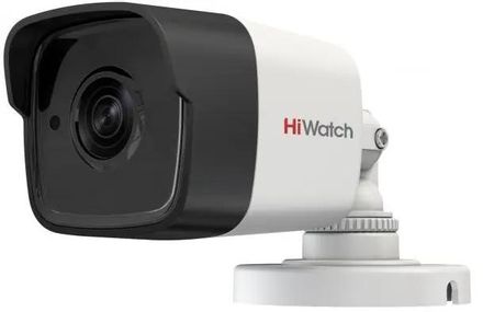 Камера видеонаблюдения аналоговая HIWATCH DS-T500A(B) (2.8MM), 2592х1944 pix, 2.8 мм, белый