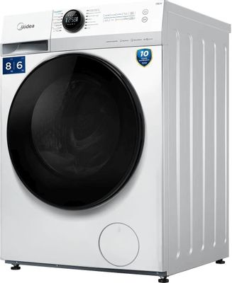 Стиральная машина Midea MF200D80WBS/W-RU, с фронтальной загрузкой, с ...