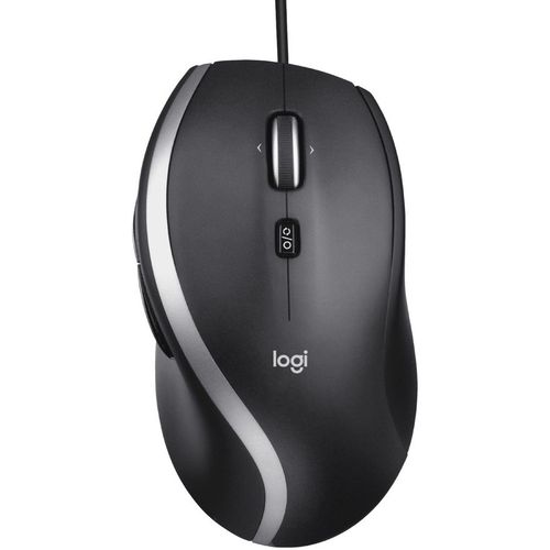 Мышь проводная Logitech M500s, оптическая, USB, 4000dpi, черный и серебристый [910-005784]