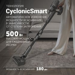 Вертикальный пылесос (handstick) Polaris CyclonicPro PVCS 4050, серый