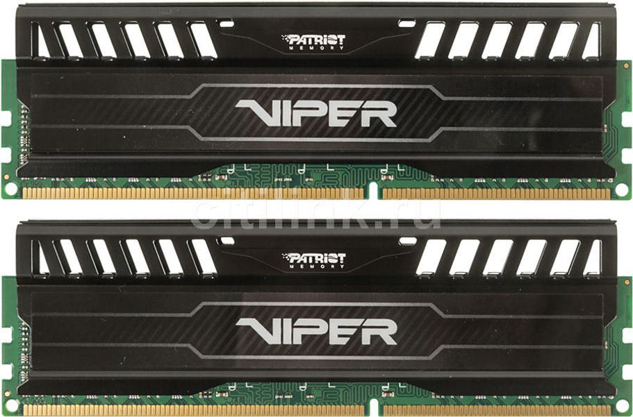 Оперативная память 2 x 8ГБ Patriot Viper 3 PV316G186C0K DDR3 - 1866МГц, DIMM, Ret