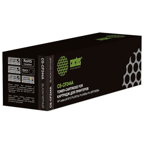 Картридж Cactus CS-CF244A, CF244A, черный / CS-CF244A