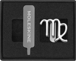 Шильд-символ Moleskine Zodiac металл серебристый коробка с европод. Дева