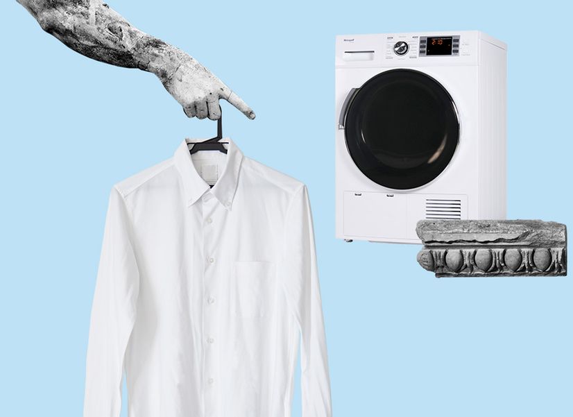 Правда, что после сушильной машины одежду сложно гладить?