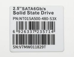 480ГБ SSD накопитель NETAC SA500 NT01SA500-480-S3X 2.5"