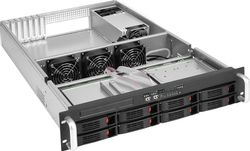 Корпус для сервера монтируемый в стойку EXEGATE Pro 2U660-HS08/2U-500ADS, 2U, 500 Вт, черный/серебристый