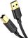 Изображение товара Кабель UGREEN US135,  USB 2.0 A(m) (прямой) -  USB B(m) (прямой),  ферритовый фильтр ,  2м,  черный [20847]
