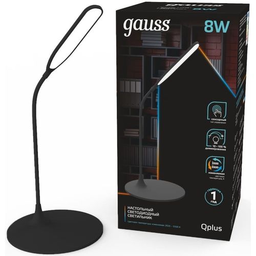 Настольная лампа GAUSS GTL502 черный [gt5022]