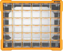 Изображение товара Органайзер DEKO Желтый 36 отделений для хранения документов и мелочей