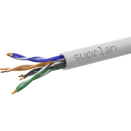 Кабель сетевой информационный SUPRLAN Premium, кат.5E, 305м, серый [01-0340-3]