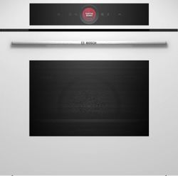 Духовой шкаф электрический Bosch Serie 8 HBG7741W1,  71л,  белый