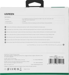 Кабель аудио-видео UGREEN DP102, DisplayPort (m) - DisplayPort (m), 5м