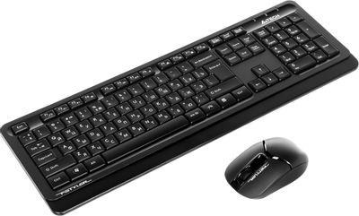 Комплект (клавиатура+мышь) A4TECH Fstyler FG1012, USB, беспроводной ...