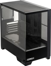 Изображение товара Корпус mATX Formula Crystal Z1M, Mini-Tower, без БП,  черный [cristal z1m]