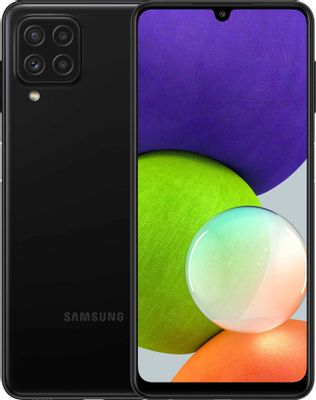 Смартфон Samsung Galaxy A22 128Gb,  SM-A225F,  черный