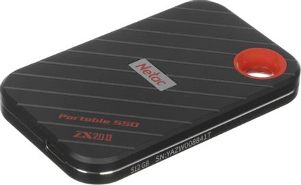 512ГБ Внешний диск SSD NETAC ZX20 II NT01ZX20II-512-32BK, USB-C