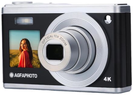 Цифровой компактный фотоаппарат AGFA DC9200BK,  черный,  чехол