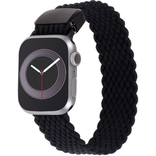 Ремешок ZIBELINO APL-38-S-WMF-BLK для Apple Watch, черный [zbn-apl-38-s-wmf-blk]