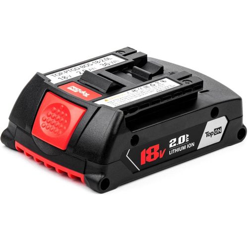 Батарея аккумуляторная для Bosch TopON TOP-PTGD-BOS-18-2.0L, 18В, 2Ач, Li-Ion [103748]