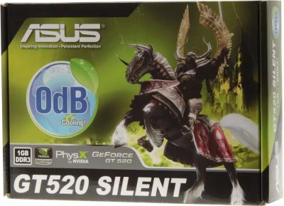 ASUS NVIDIA GeForce GT 520 1 GDDR3 Low Profile Ret engt520 silent di 1gd3 lp 609350