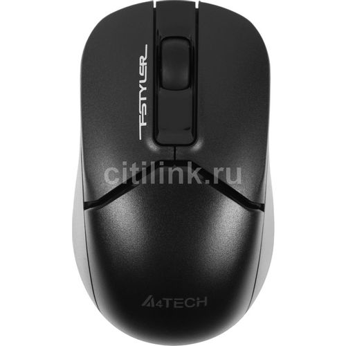 Мышь беспроводная A4TECH Fstyler FB12, Bluetooth/Радио, оптическая, USB, 1200dpi, черный [fb12 black]