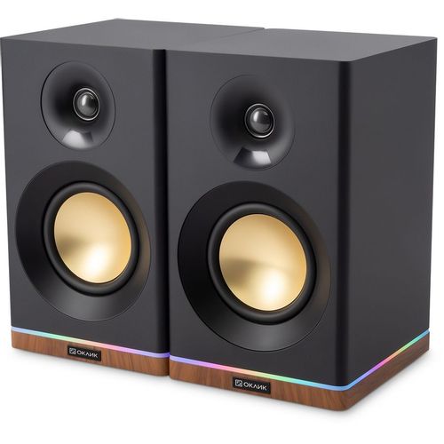 Колонки Bluetooth Oklick OK-605A, 2.0, черный