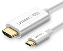 Изображение товара Кабель USB Type-C HDMI UGREEN MM121 1.5м белый для передачи 4K видео