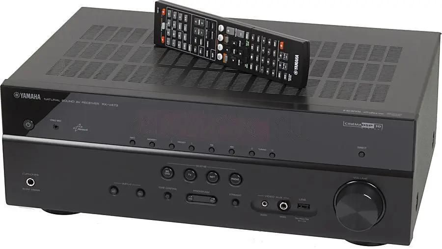 AV-ресивер Yamaha RX-V473, черный – купить в Ситилинк | 709388