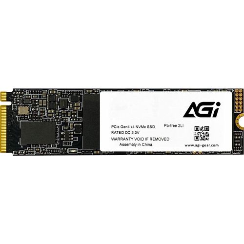 SSD накопитель AGI AI818 AGI1T0G43AI818 1ТБ, M.2 2280, PCIe 4.0 x4, NVMe, M.2