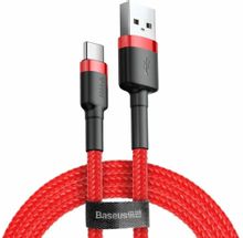 Изображение товара Кабель USB Type-C - USB BASEUS Cafule 1м Быстрая зарядка, нейлон Изображение товара Кабель USB Type-C - USB BASEUS Cafule 1м Быстрая зарядка, нейлон